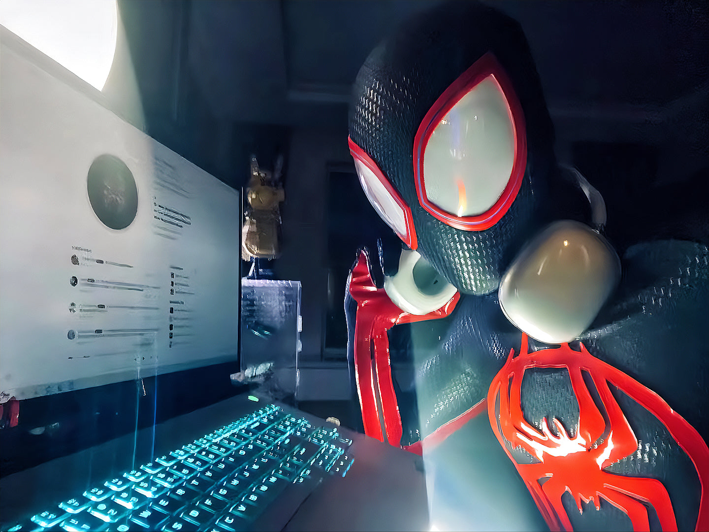 Black-Red Suit with Faceshell
