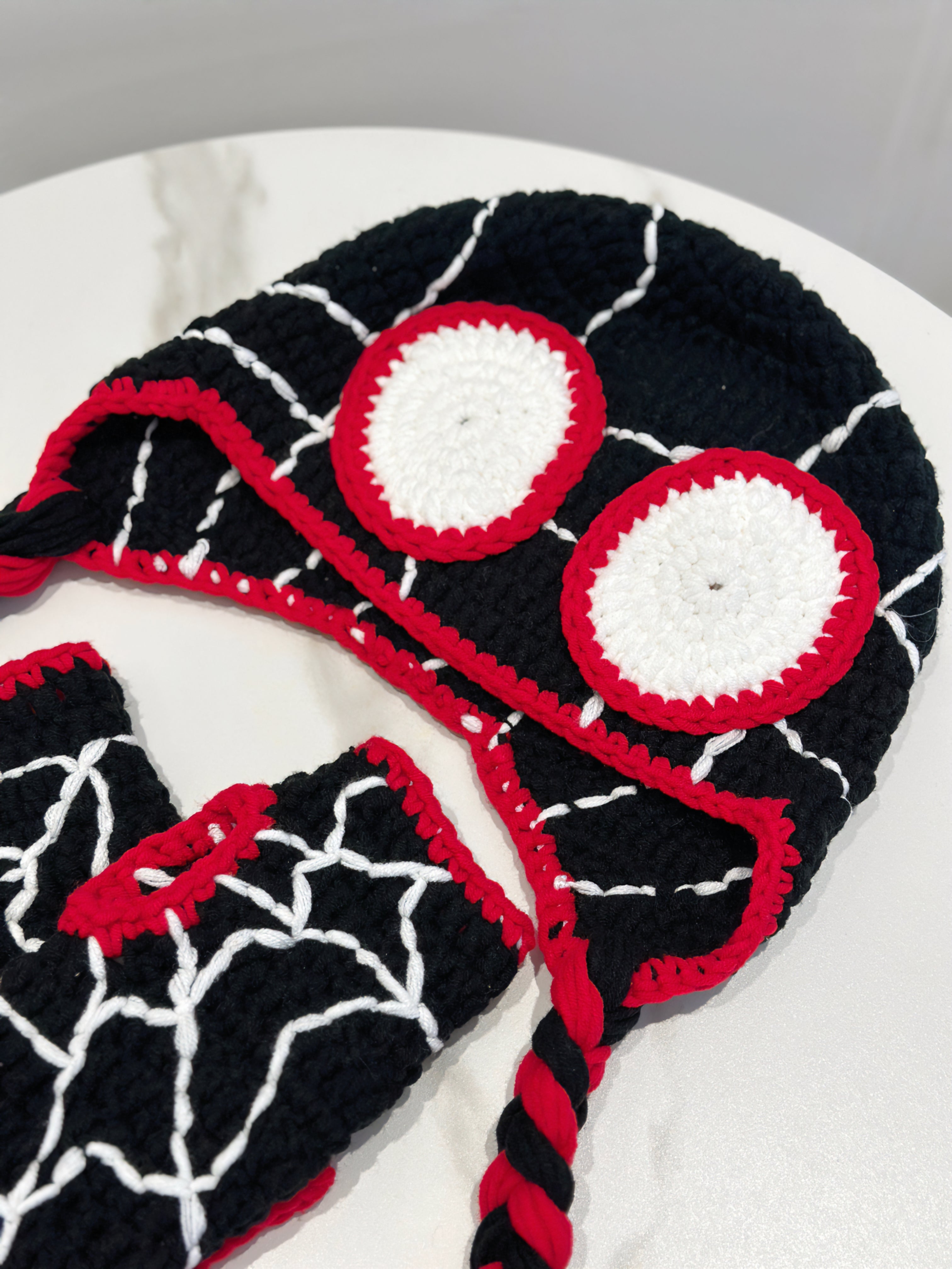 Spidey Handmade Hat & Gloves From Across The Spiderverse (Miles & Gwen)