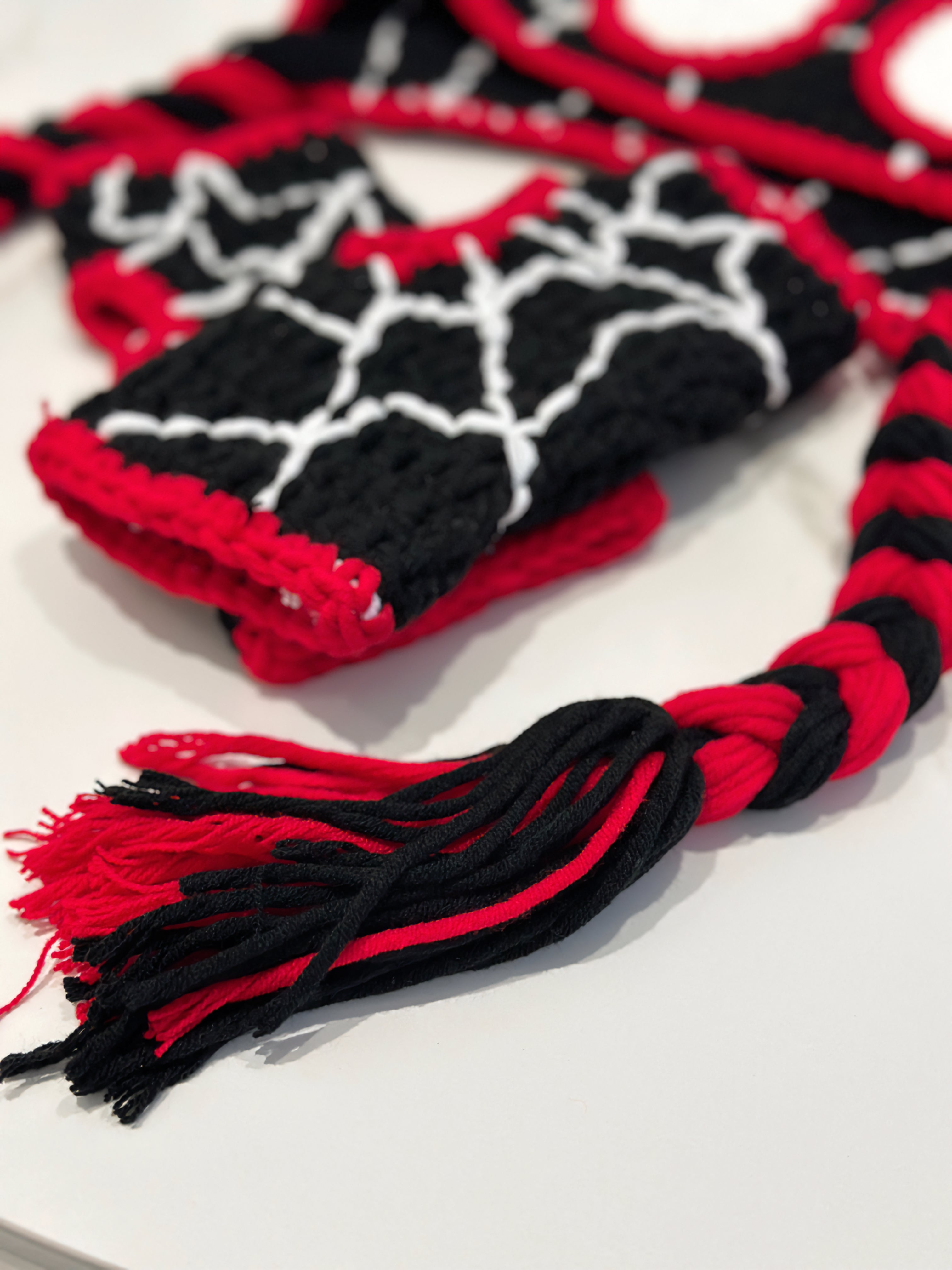 Spidey Handmade Hat & Gloves From Across The Spiderverse (Miles & Gwen)