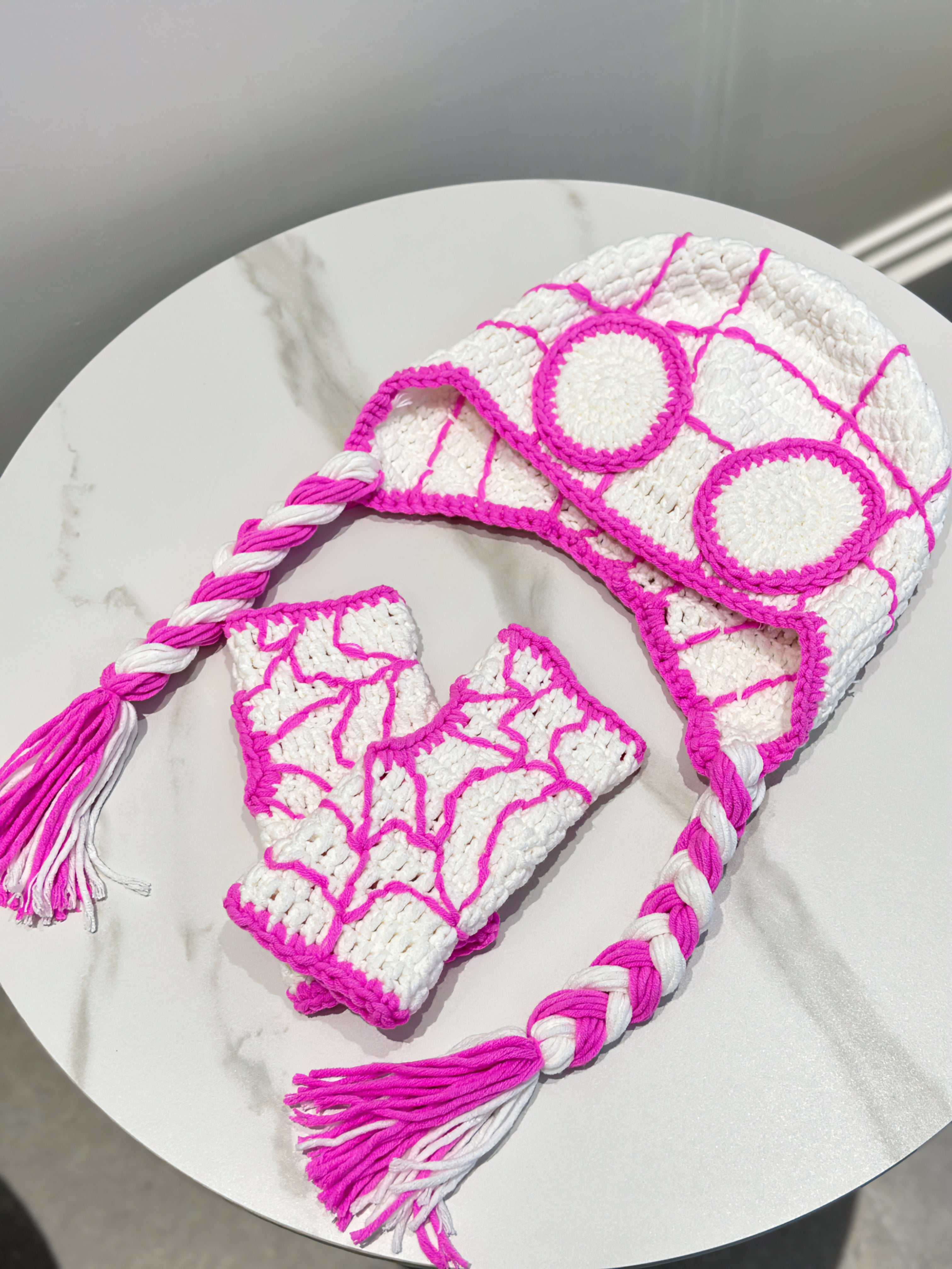 Spidey Handmade Hat & Gloves From Across The Spiderverse (Miles & Gwen)